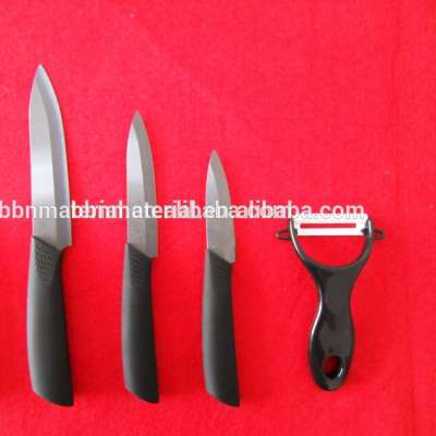 zirconia black ceramic knife cut the meat